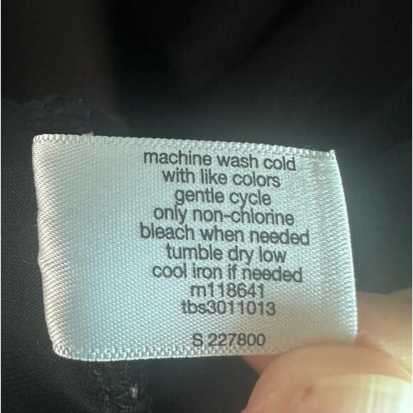 Lane Bryant blouse cow Nick black blouse, minimalist career wear plus size - Picture 6 of 9